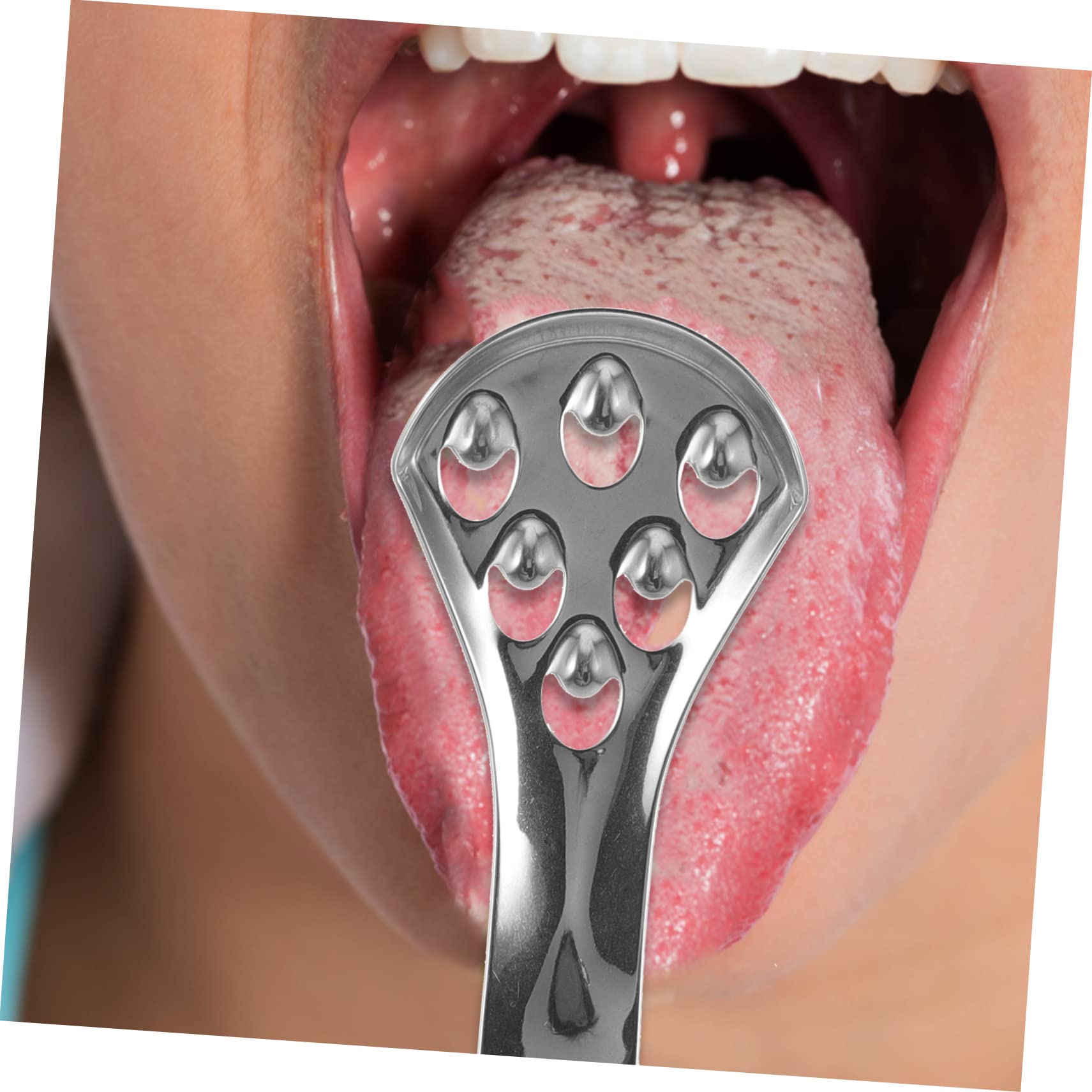 Ipetboom 10pezzi Raschietti Per Lingua Acciaio Inossidabile Con Manico Strumenti Per La Pulizia Della Lingua Per Rimuovere Alito Cattivo e Migliorare La Salute Orale Design Ergonomico Per