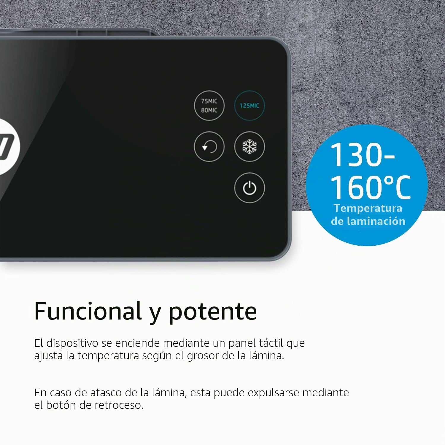 HP Pro Laminator 600 A4 3163 - Laminador (75/80 - 125 micrones, incluye láminas de laminación)