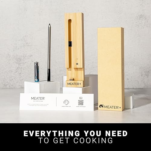 Miniatura 8 de MEATER Plus: Smart Bluetooth Wireless Meat Thermometer Digital BBQ, Grill, Oven, Smoker, Air Fryer, Kitchen Perfect for Steak, Chicken, Turkey