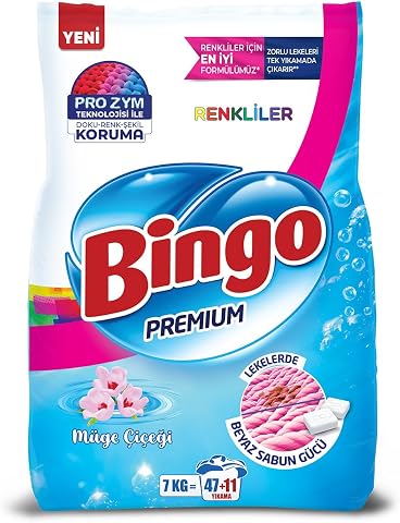 Bingo Premium Toz Çamaşır Deterjanı 7 kg Renkli