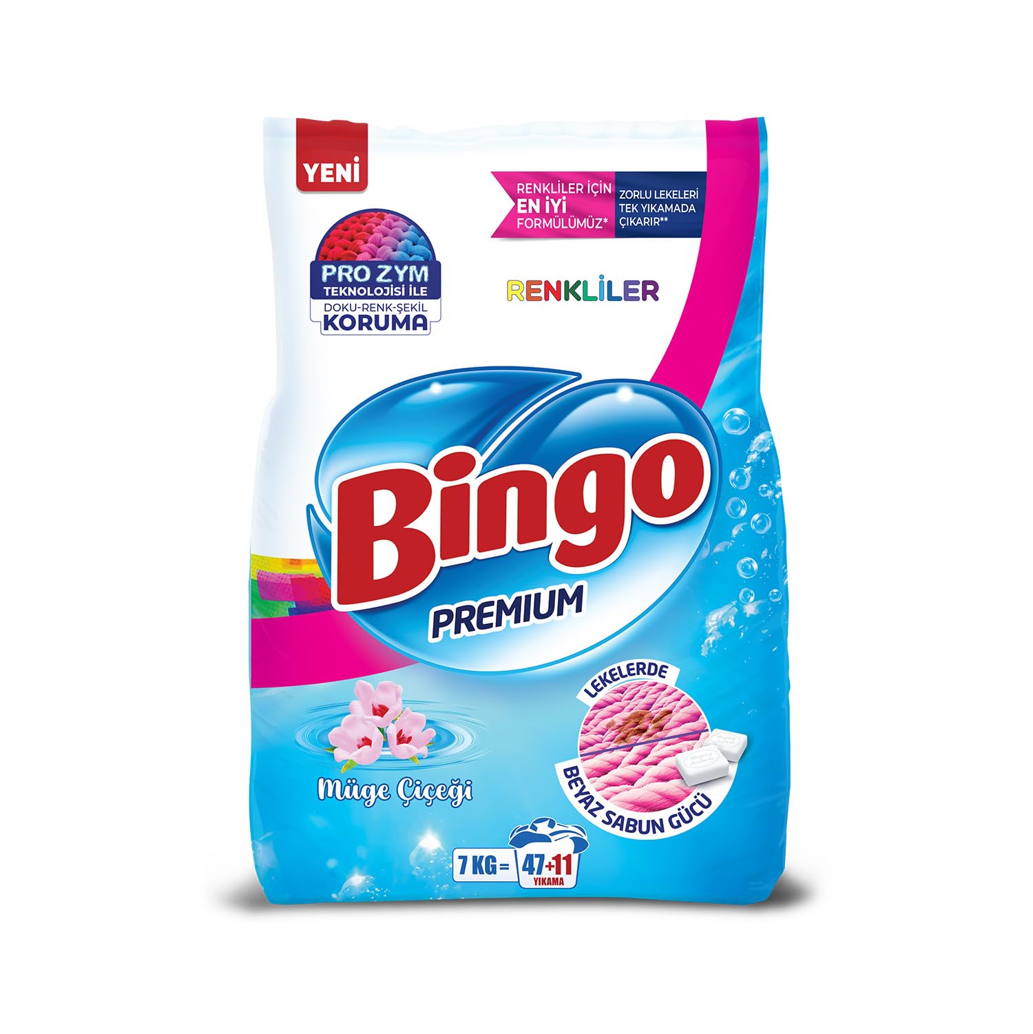 Bingo Premium Toz Çamaşır Deterjanı 7 kg Renkli