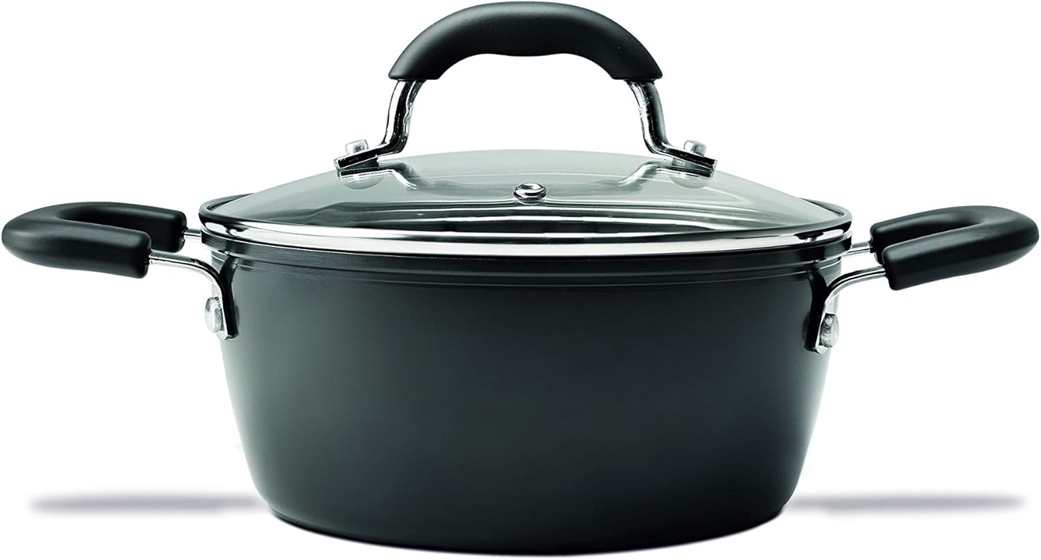 Panela Brinox Cerâmic Life Caçarola Com Tampa e Fundo de Indução Carbono Panela Brinox Cerâmic Life Caçarola Com Tampa e Fundo de Indução Carbono