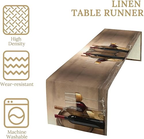 Vista 238 de Camino de mesa de chef de cocina, camino de mesa de chef grueso, decoración de granja, decoración de chef para la cocina, decoración de cocina