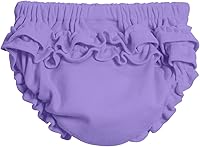 Vista 17 de Girls Soft Cotton Ruffle Diaper Cover