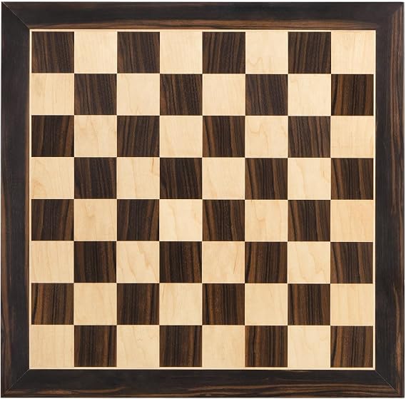 BIVOMON 21.25 Wooden Chess Board Professional Tournament Chess Board with 2.2 Squares Large Chess Family Outdoor Board Games (Chess Boards Only)