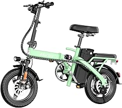 Foldable Electric Bike for Adults and Teens, 700W Peak Motor, 14" Commuter City E Bike with 30-60 Miles PAS Range, Electric Bicycle with 48V Removable Battery, Folding Mini Ebike