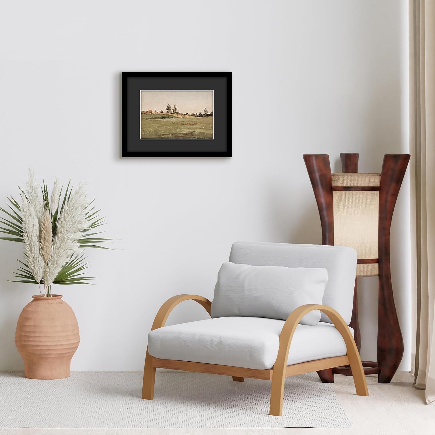 Americanflat 12x16 Picture Frame with Shatter-Resistant Glass - Use as 8x12 Picture Frame with Black Mat and White Trim or Display 12x16 Photo Without Mat - Signature Collection - Black