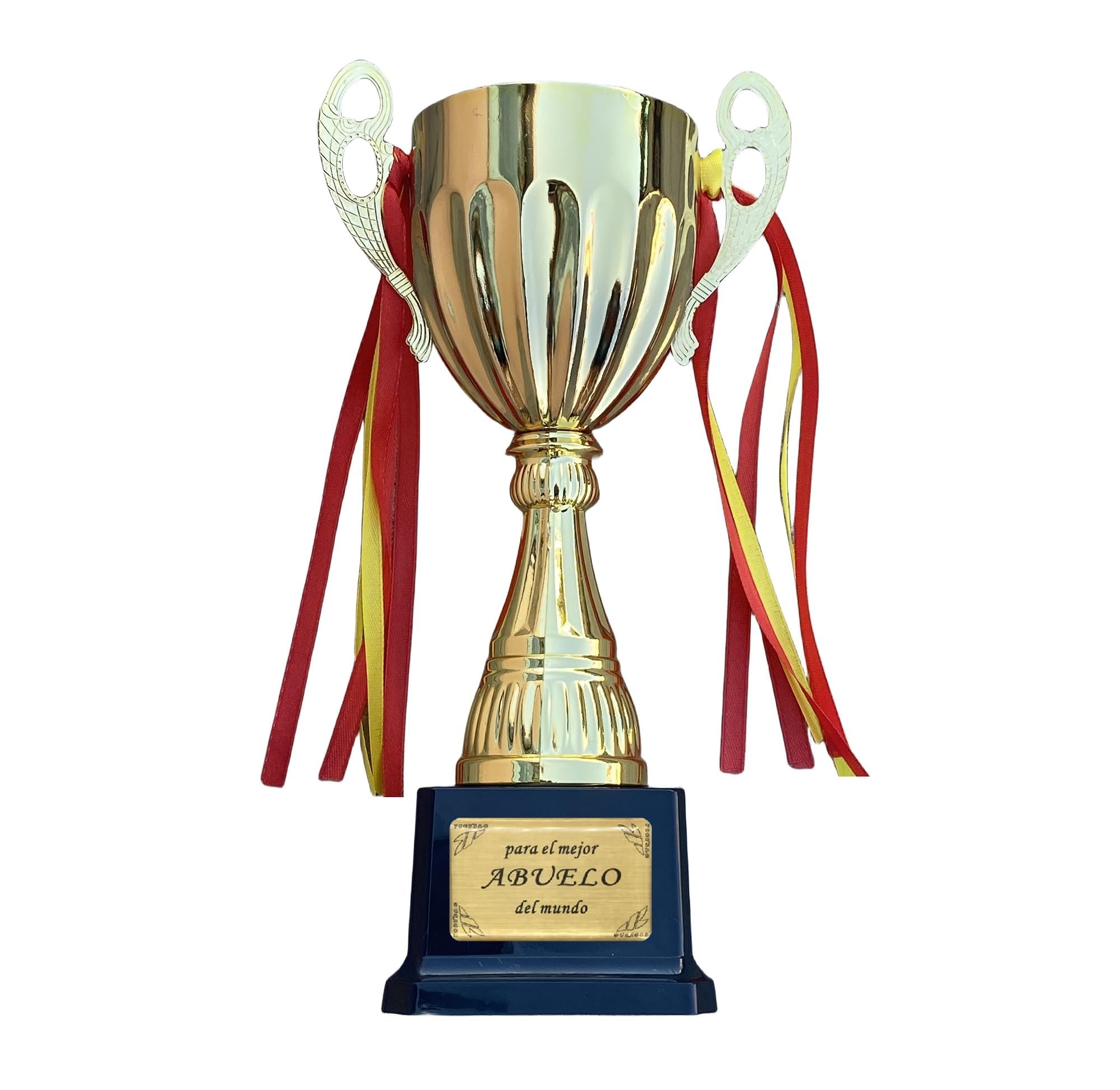 Durabol Premio Copa de Trofeos con Pegatina para Regalos al Mejor del Mundo Una Variedad de Opciones de Texto, Familiares y Amigos. — view 5