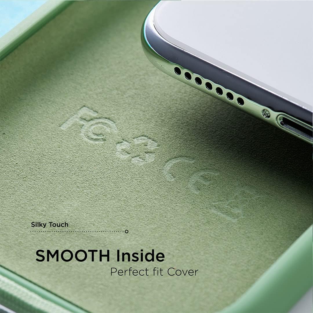 Phone Case with Necklace Cord Phone Cover Compatible with iPhone 11 Soft Silicone Crossbody Protective Case Shockproof and Resistant Phone Covers Green with Polka DotsLight Green