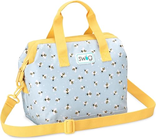 Swig Life Packi 12 Cooler Bag, Heavy-Duty, Lightweight, Insulated Cooler or Large Lunch Bag with Handle, External Pocket, & Shoulder Strap