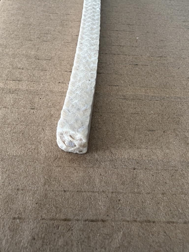 Gemmy Heart PTFE Lubricated Non-Asbestos Fiber Gland Packing 16mmX16mm (16mmX16mm)