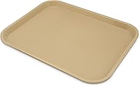 Vista 17 de Carlisle FoodService Products Bandeja de comida rápida para cafetería, 14 x 18 pulgadas, polipropileno duradero con superficie antideslizante, Negro