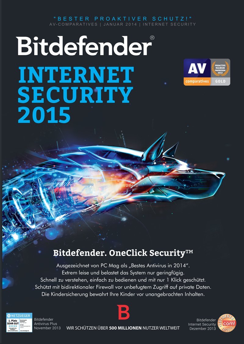 Bitdefender Internet Security 2015 12 Monate / 1 User [Download]