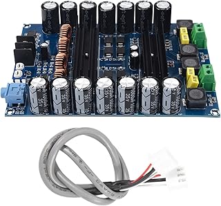 Mautacly XH-M641 TPA3116D2 Audio Amplifier Board Digital High Power 2 Channels Car Amplifier with Boost Board DC12V 24V 150W