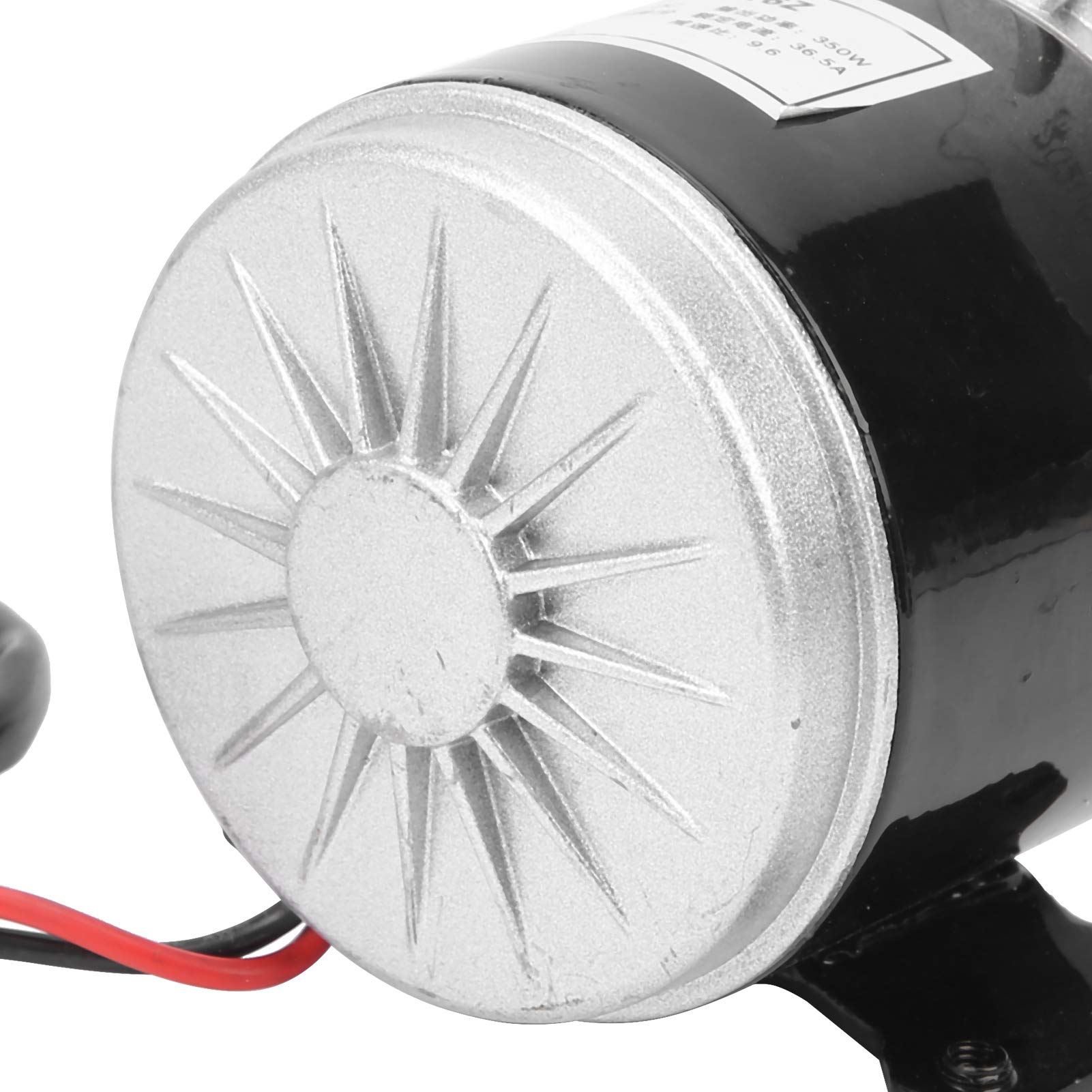 Alomejor Motor de Reducción de Engranajes de CC de 12 V y 350 W, Funcionamiento de Alta Velocidad de Material de Aluminio de Primera Calidad, con Velocidad Nominal de 3000 RPM, para