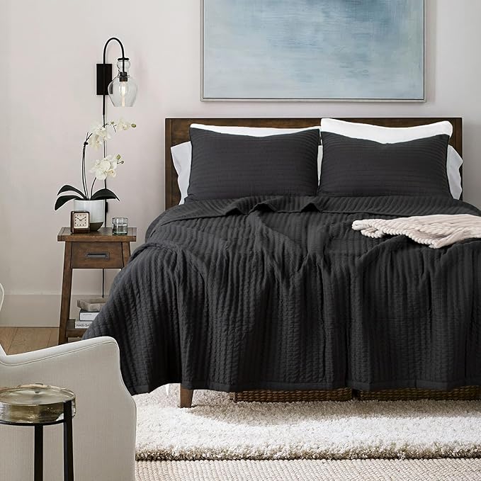 KASENTEX QuiltBeddingCoverletBlanketSet, Machine