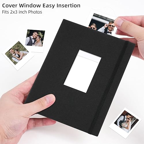 Miniatura 4 de Vienrose Mini álbum de fotos Polaroid 208 fotos de 2 x 3 pulgadas para Fujifilm Instax Mini 7s 8 9 11 25 26 40 50s 90 Evo Z2300 cámara instantánea,