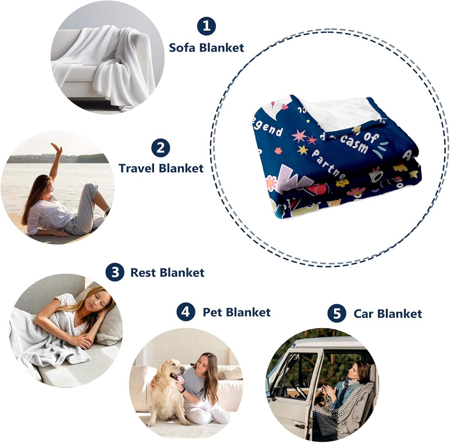 Appreciation Gifts for Friends/Sister/Coworkers, Coworker Thank You Gifts for Women, Work Bestie Gifts for Women, Work Bestie Throw Blanket for Couch 60" x 50" - Image 5