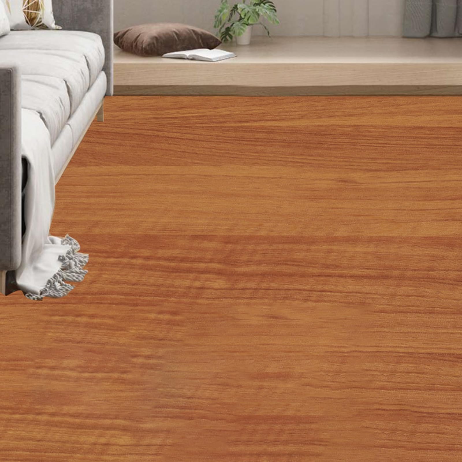 Planches de sol en PVC antidérapantes et carreaux de sol autocollants en vinyle durable
