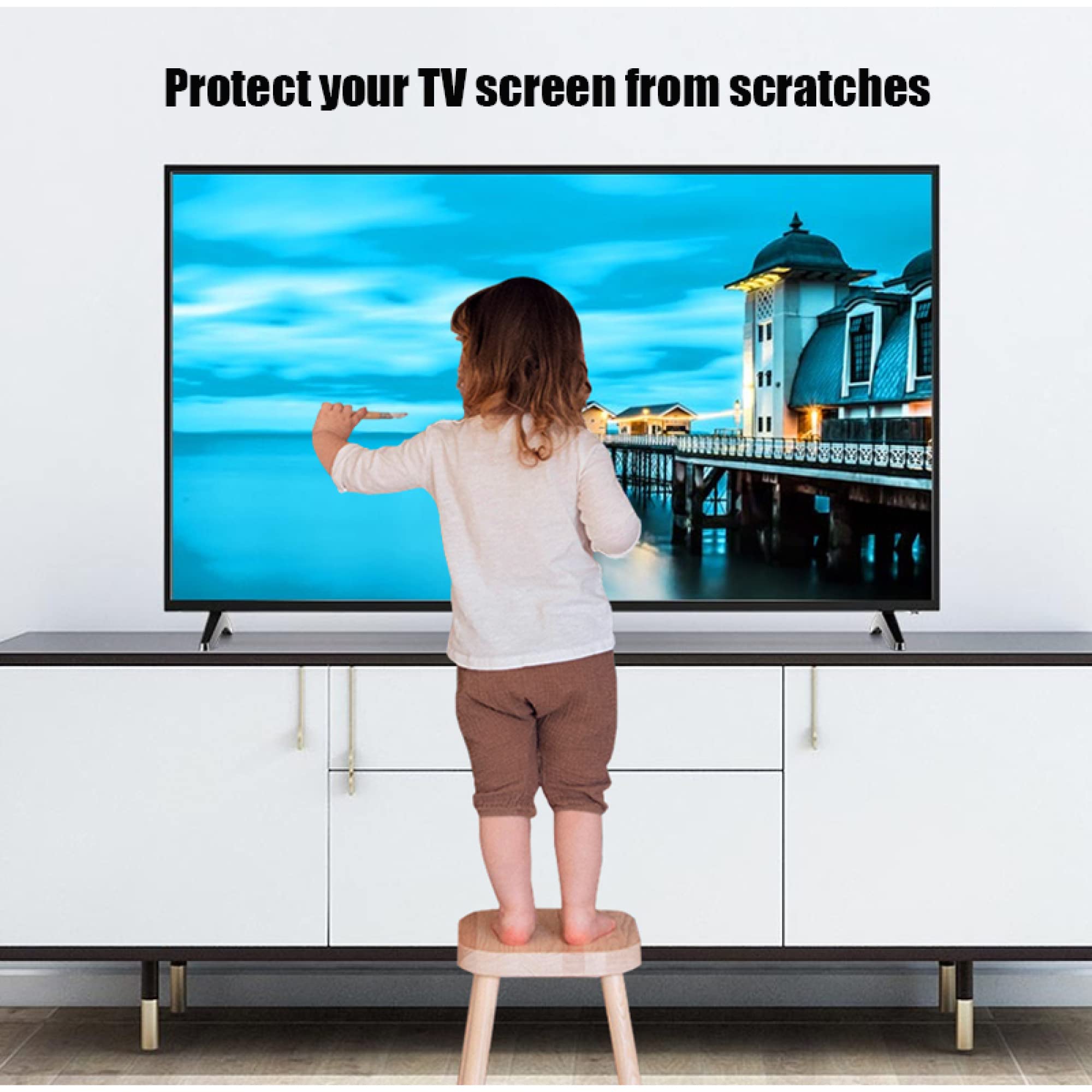 Pellicola protettiva opaca antiriflesso per schermo a luce blu antiriflesso/pannello anti-luce blu, riduce l'affaticamento degli occhi digitali, per Samsung, Sharp, Hitachi, Hisense, LG, TCL ecc/Cl