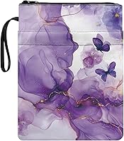 Vista 26 de doginthehole Fundas de libro con estampado de dinosaurios para amantes de los libros, funda con cremallera y bolsillo frontal, fundas protectoras