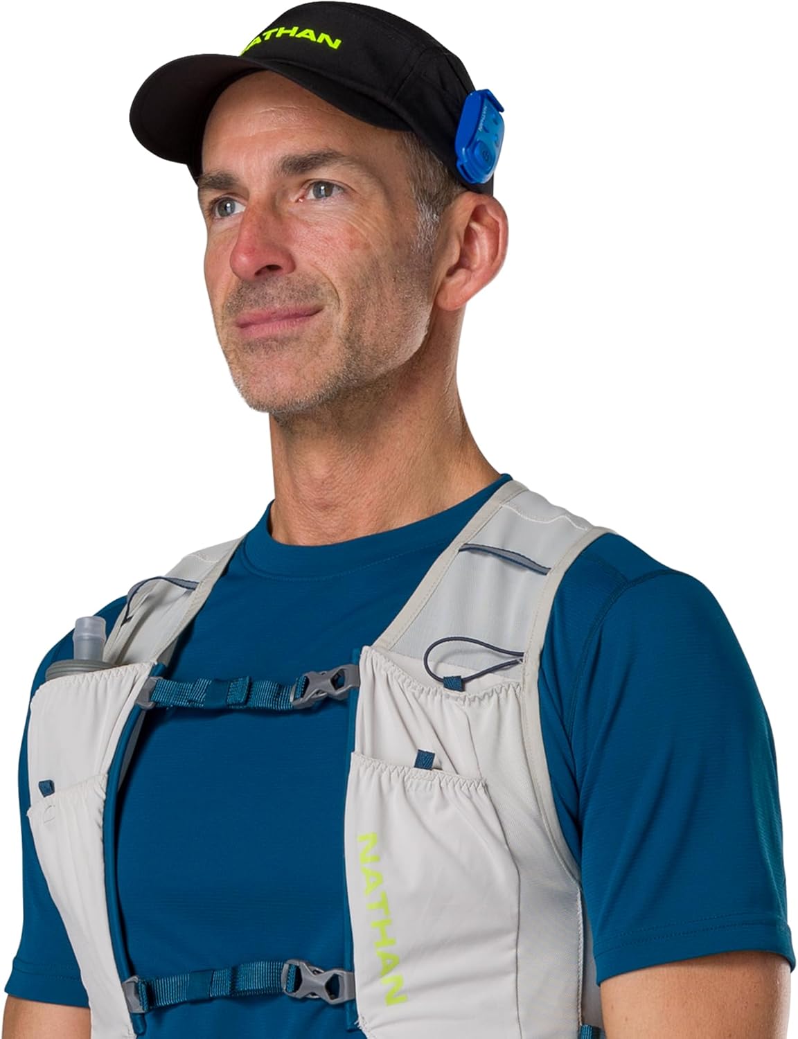 Nathan NS10800 Running Cap Hat, Ranquool Stash Hat, Trail Running, Walking, Jogging, Outdoor