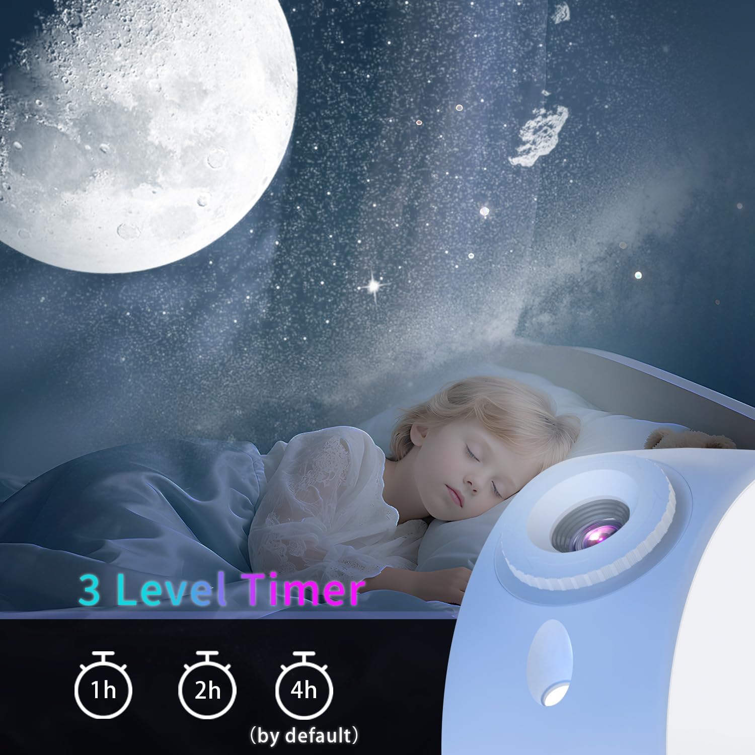 Galaxy Projector, Planetarium Star Projector for Bedroom,13 in 1 Film Discs 4K HD Night Light,for Space for Kids Adults Bedroom Decor Birthday Gift,Christmas Gifts for Adults image 3