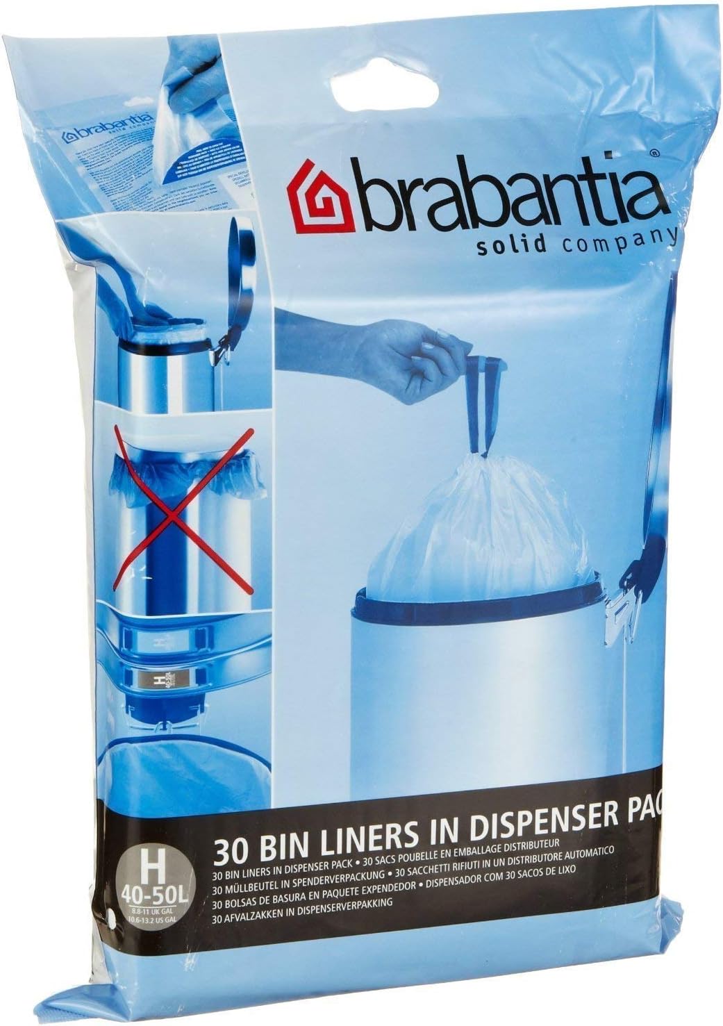 Brabantia PerfectFit Bags Code F, 20L, Slimline Amazon.co.uk Grocery