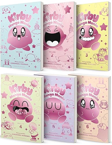Kirby Manga Mania 6-book Collection Set Vol 1-6 by Hirokazu Hikawa