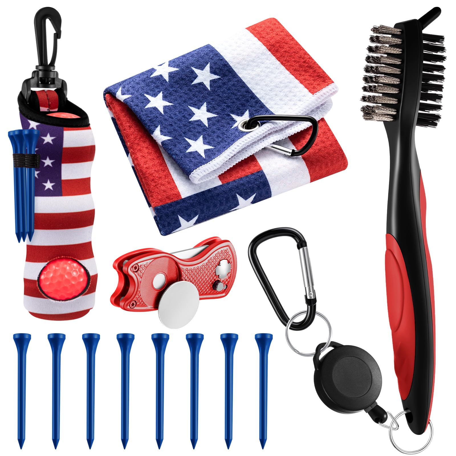 Liliful 12 Pcs Golf Accessories Kit Golf Stuff Gifts for Women Man