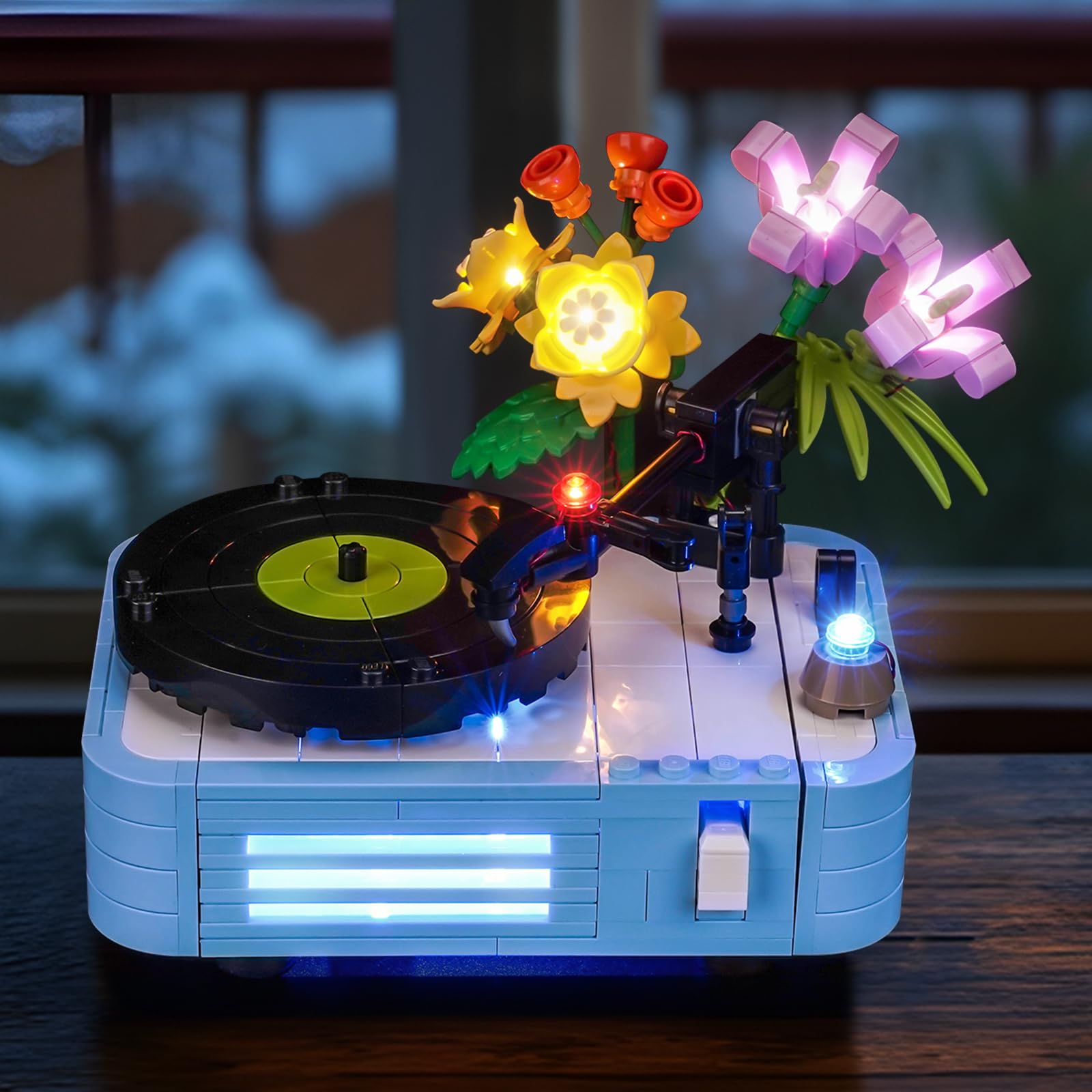 LED Lighting Compatible with Lego Record Player with Flowers 31172 - JUST Lights, Light Kit Compatible with Lego 31172, NOT Included The Model Set
