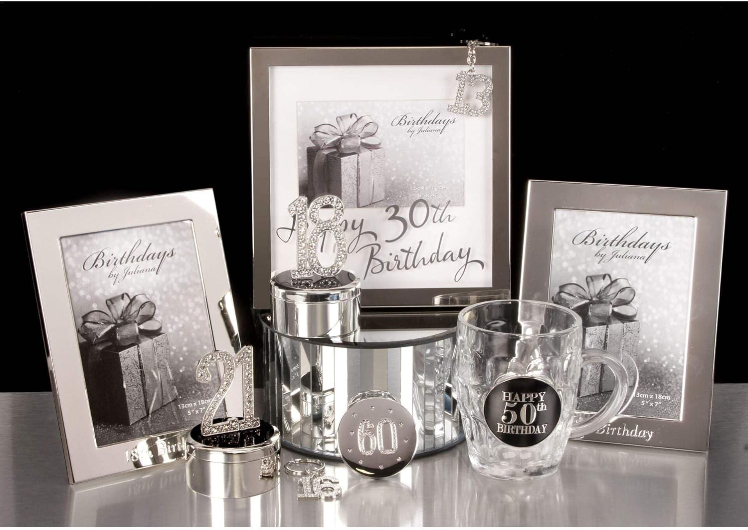 Juliana Crystal Keyring - 18th Birthday SP63318