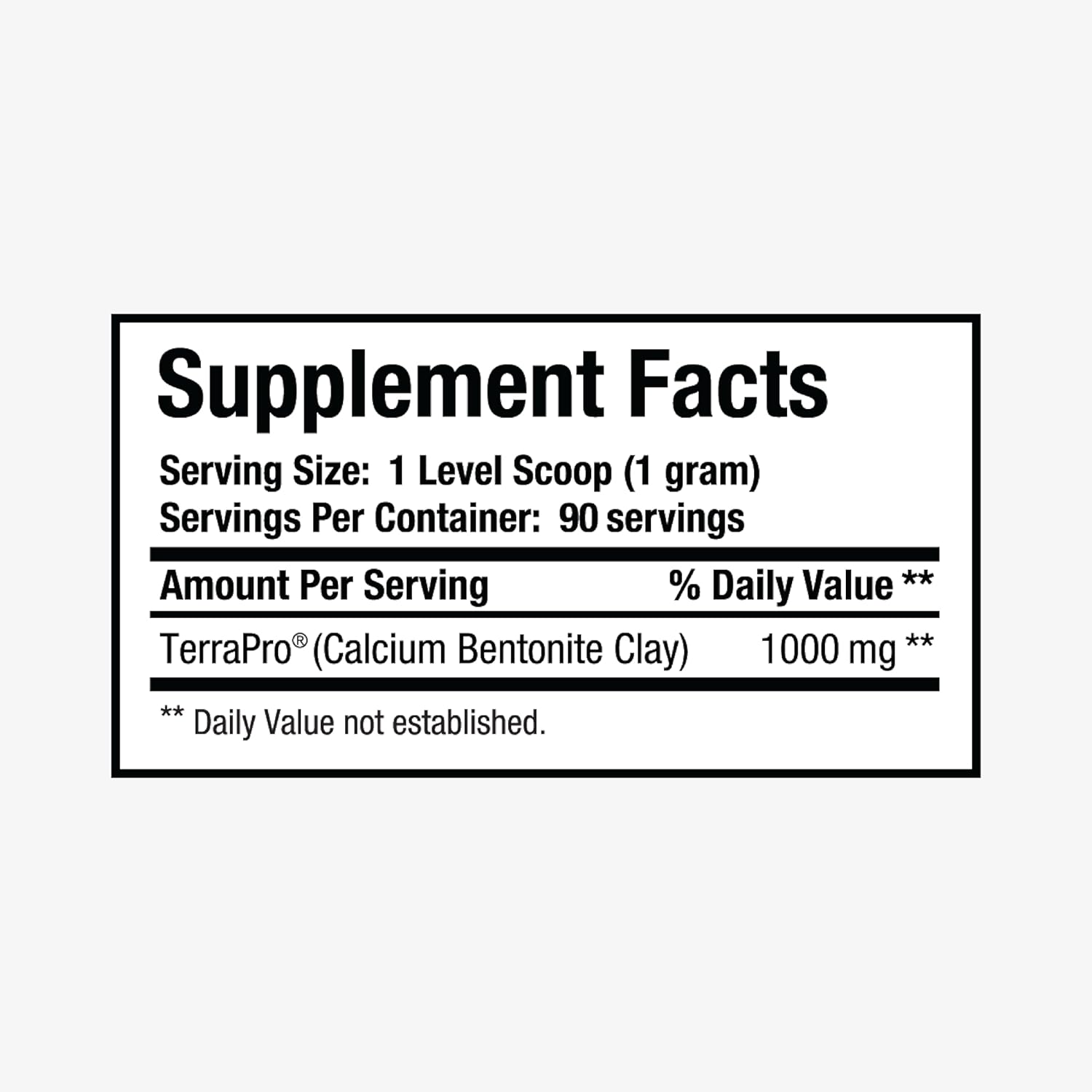 CurcuminPro TerraPro Bentonite Clay Detox Supplement | 90g | Volcanic Calcium Clay for Natural Detox & Lymphatic Drainage | Gut Cleanse & Wellness Support | Bulk Supplement