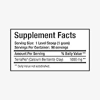 Vista 7 de CurcuminPro TerraPro - Suplemento de desintoxicación de arcilla bentonita 3.17 oz Arcilla de calcio volcánico para desintoxicación natural