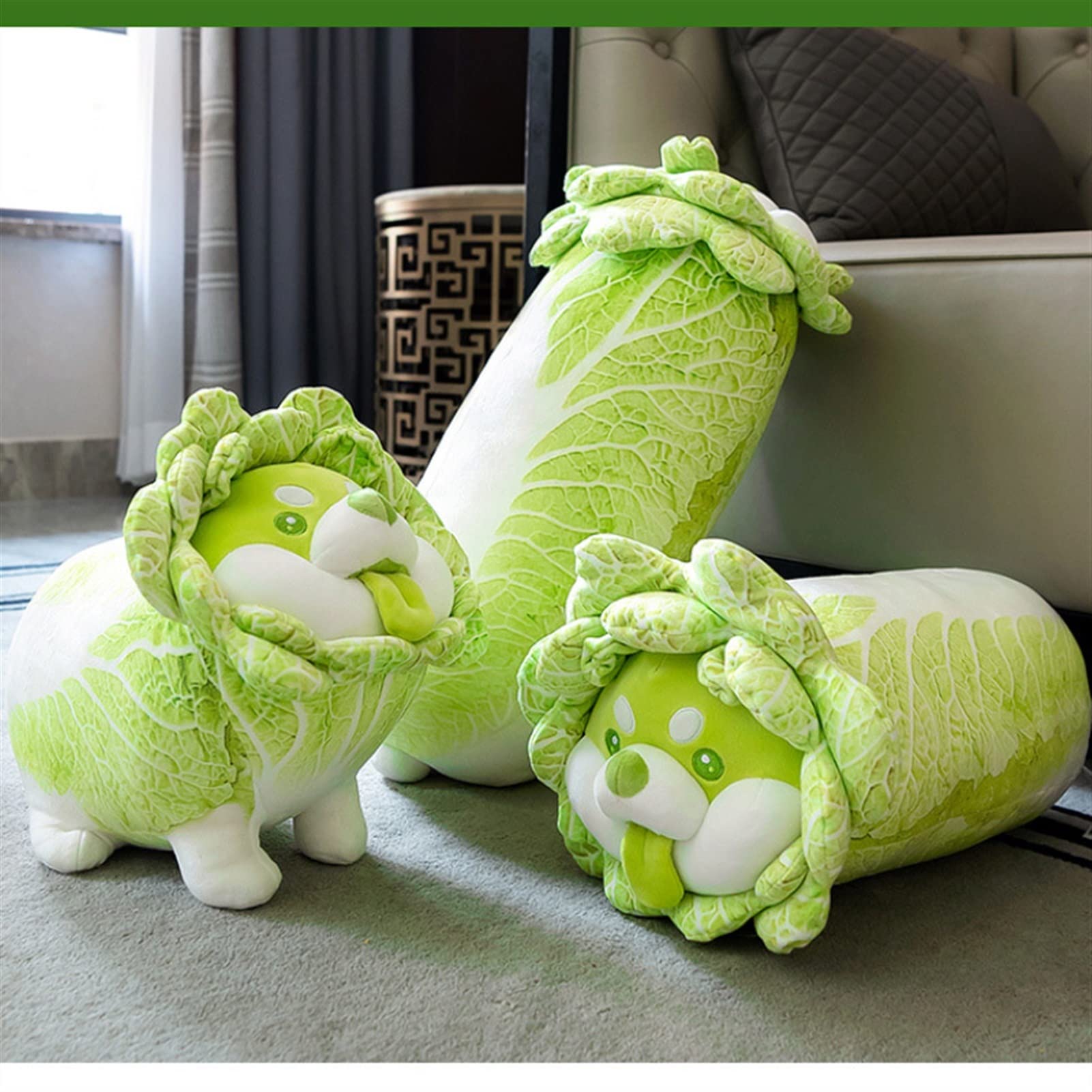 Amazon.co.jp: ssxgslbh. かわいい野菜の妖精のぬいぐるみキャベツ犬