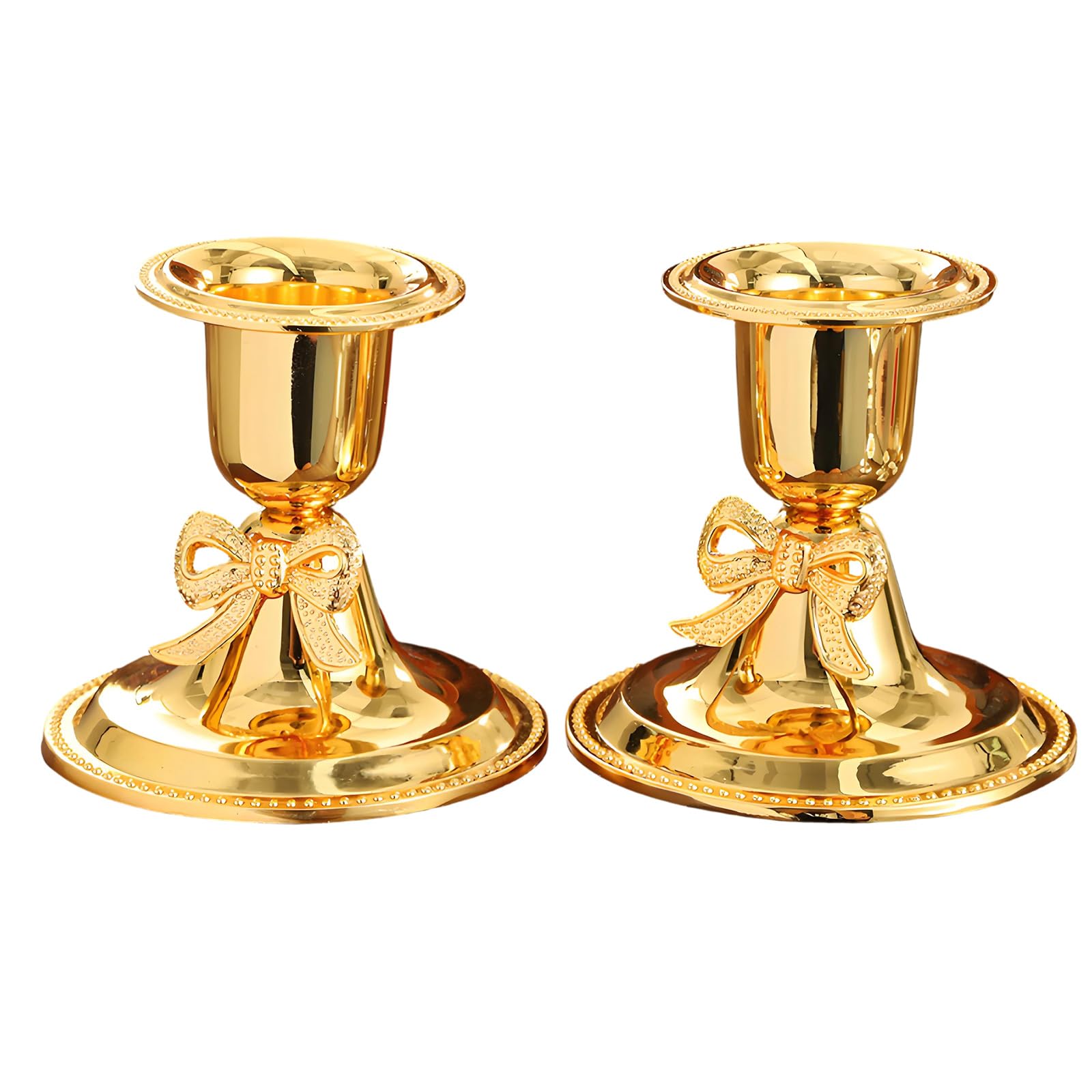 Elnwnnkc 2Pcs Metal Stick Holders Holders Centerpiece Candlestick Wedding Christmas Decoration Wedding Highlight Deck