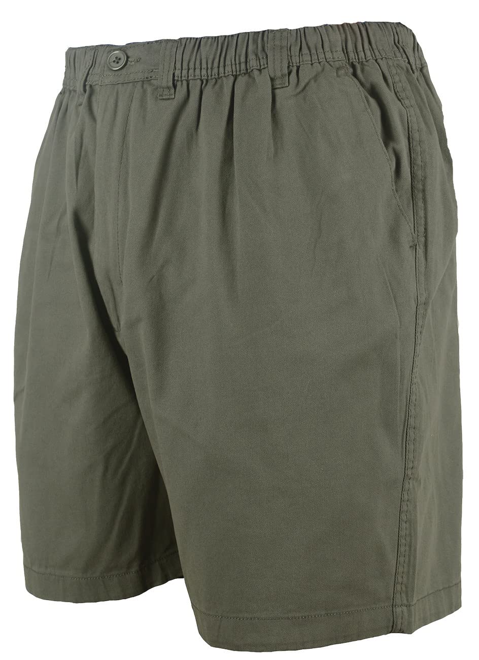 Espionage Men's Khaki Big Blain Stretch Rugby Shorts For Sizes 2XL 3Xl 4XL 5Xl 6XL 7Xl 8XL, Size : 8XL