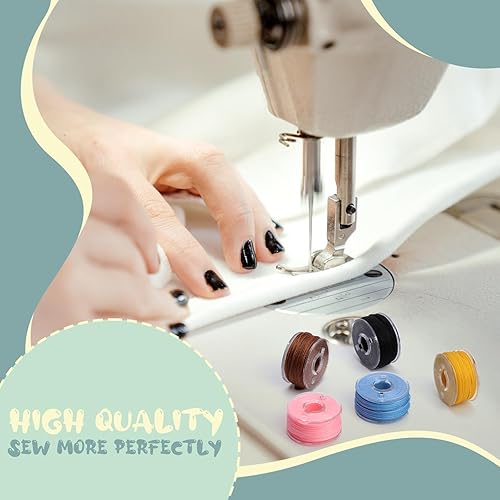 Miniatura 5 de Juego de hilos de cera de 25 colores, cuerda encerada para manualidades para fabricación de joyas, hilo de bobina de 0.018 in con aguja de cuentas y