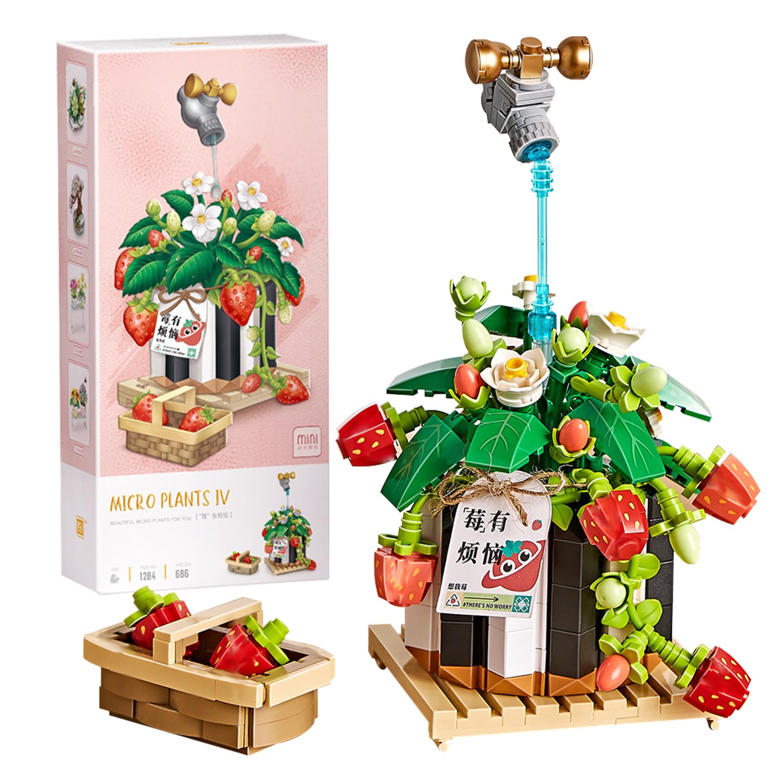 Amazon.com: MEIEST Mini Building Blocks Bonsai Plant Model Set