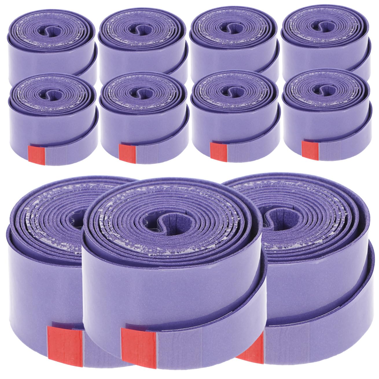 ibasenice Fascia Fasce per Racchette Assorbenti Il ​​Sudore Overgrip per Racchette da Badminton Rifornimenti di Supporto Nastri per Racchette Multifunzione Viola,Porpora Pu