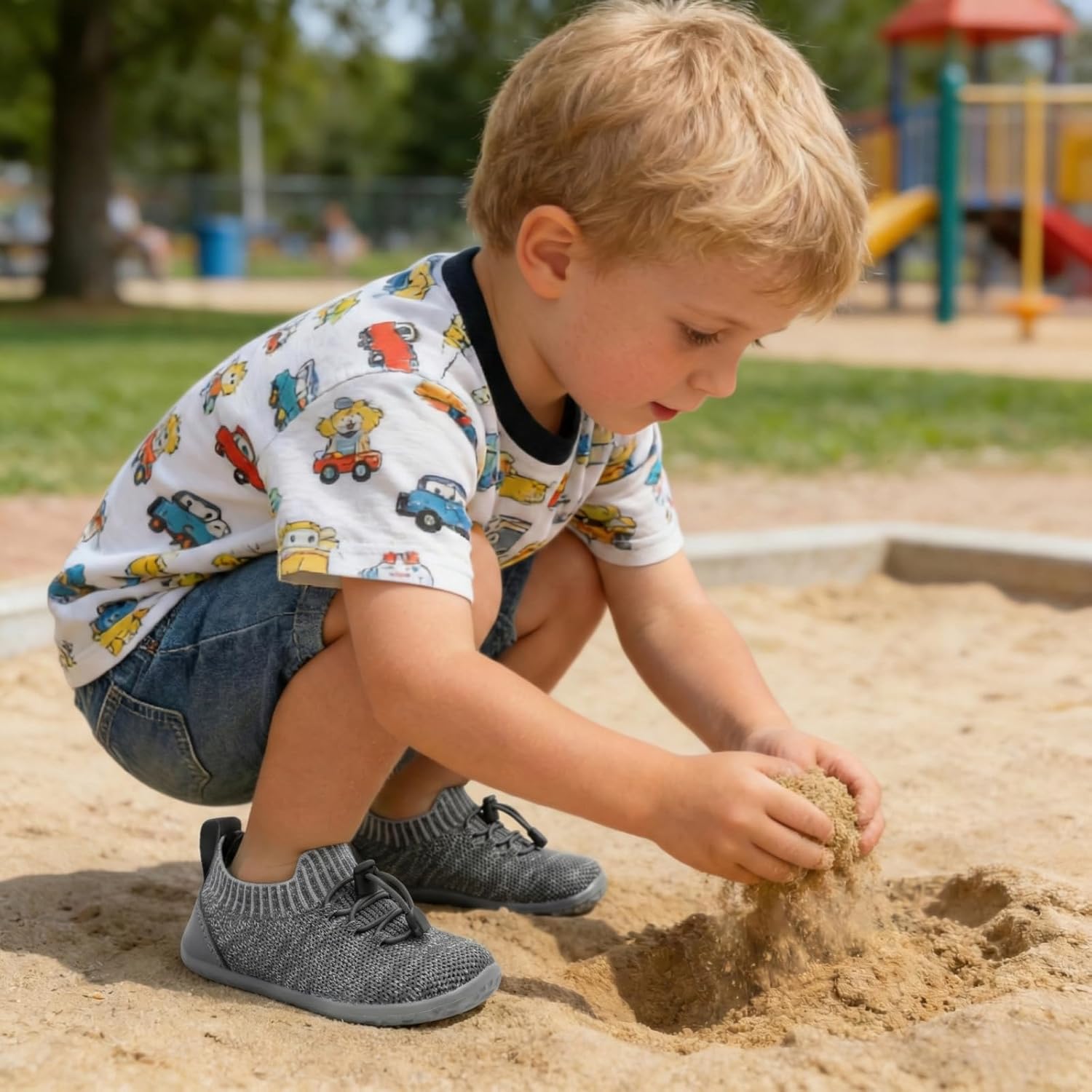 FEETCITY Baby Shoes Boys Girls First Walking Shoes Lightweight Infant Sneakers Slip On Shoe - Image 2