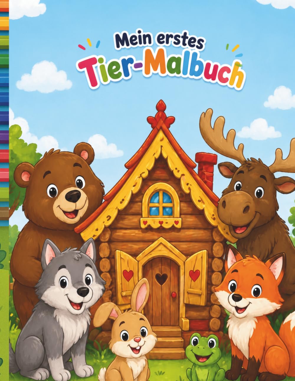 Mein erstes Tier-Malbuch: Großer Malspaß für kleine Künstler