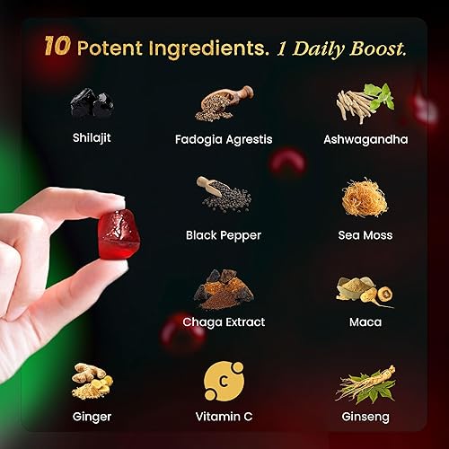 Miniatura 3 de Shilajit ResinaCápsula Himalaya Pure Natural Vitality Boosters con Adaptógenos Energía y Bienestar Suplemento Natural