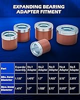 Vista 3 de Orion Motor Tech Juego de herramientas de extracción e instalación de rodamientos de leva Kit completo de herramientas de árbol de levas