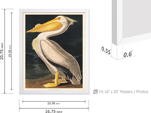 Miniatura 297 de Poster Master Póster vintage de flamenco americano, estampado retro de flamenco rosa, arte de pájaro, regalo para él, ella, amante de los animales,