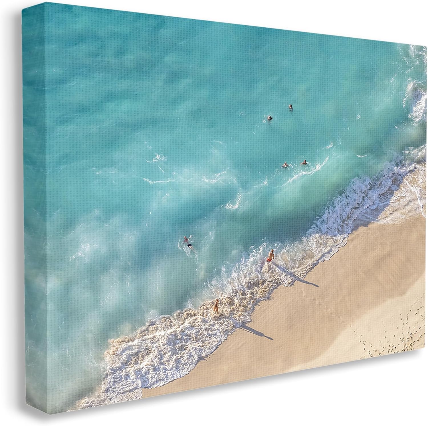 Stupell Industries Aerial Beach View Canvas Wall Art by Richard Silver