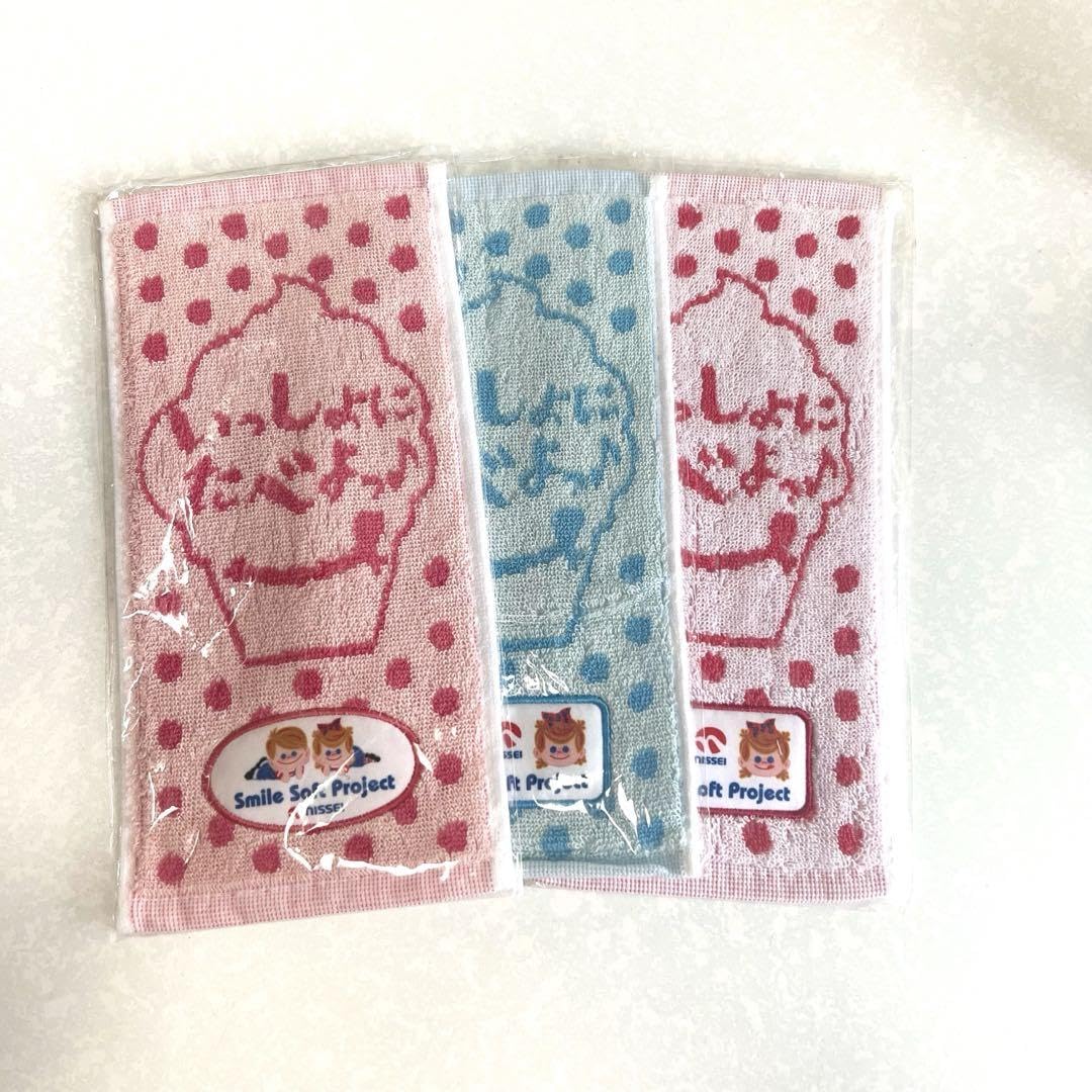 NISSEI 日生ソフトクリーム 販促品 ニックン セイチャン タオルセット NISSEI 日生ソフトクリーム 販促品 ニックン セイチャン タオル