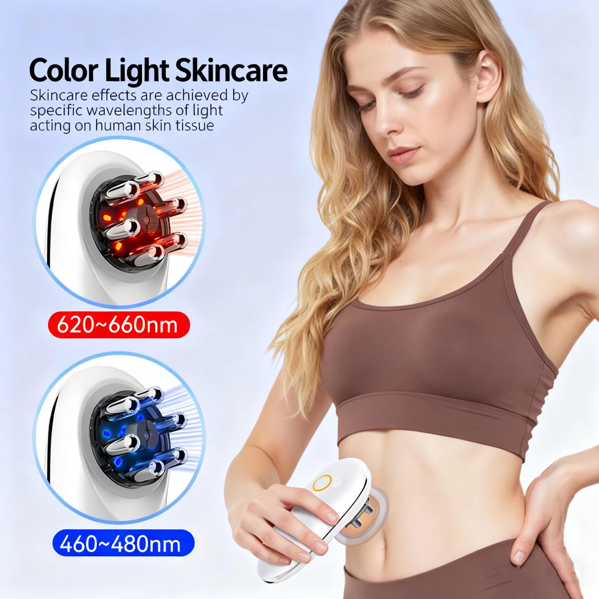 3 in1 Massaggiatore Anticellulite Coppettazione Elettrico con Massaggio a Vuoto EMS Luce Rossa 2 Coppette Rassoda Tessutii Migliora Circolazione