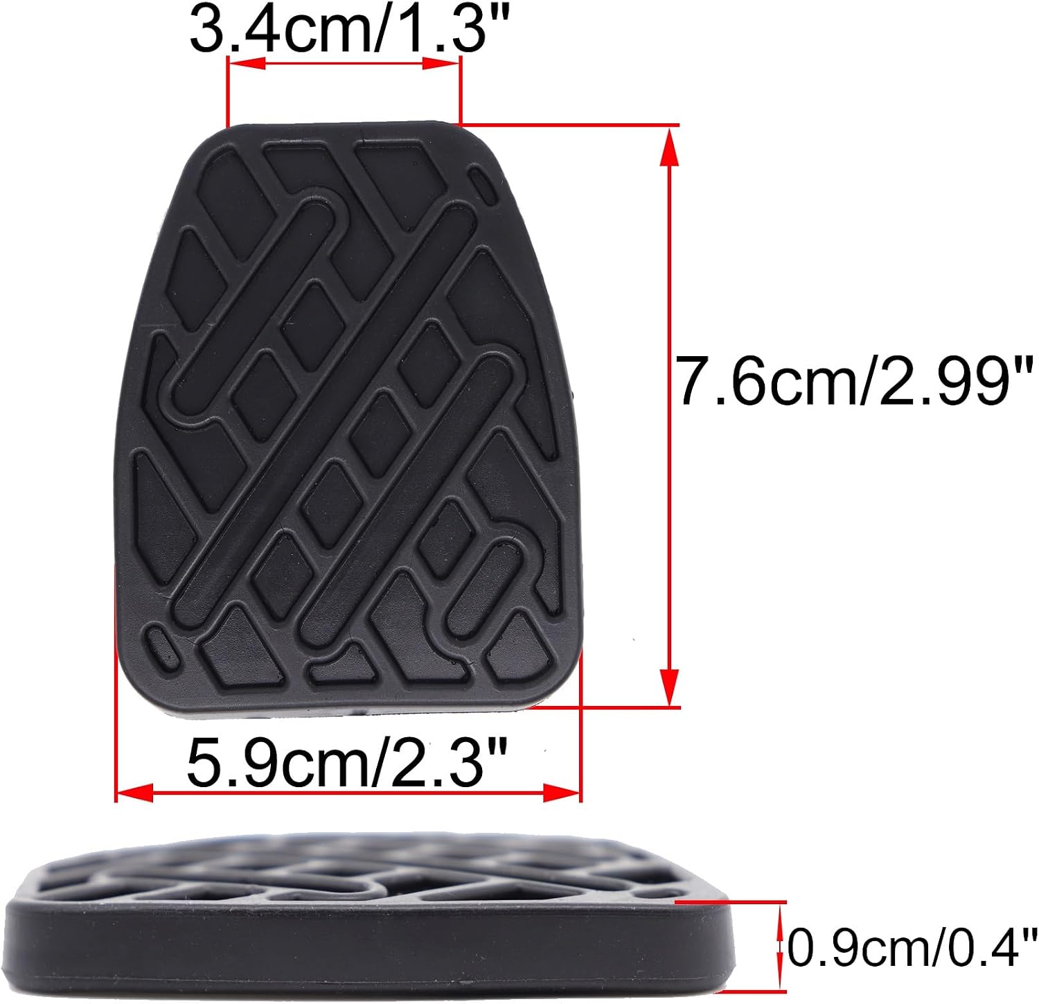 for Nissan for Qashqai J11 J10 2007-2016 Car Brake Clutch Foot Pedal Pad Cover Car Foot Pedal Covers