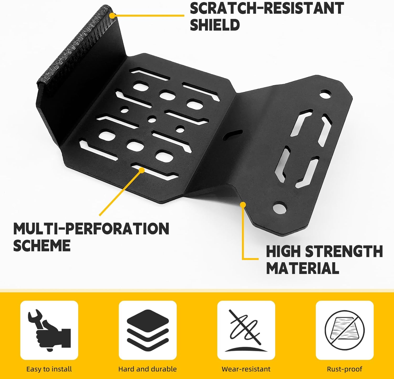 Bed Rail Brackets, Truck Bed Accessories are Compatible with Tacoma, Bed Rail Module Systems for Shovels, Axes, Recovery Plates, Fuel Tanks and Other Accessories